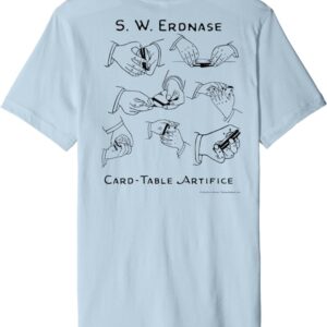 Erdnase t-shirt, the Expert at the card table. S.w. Erdnase, Magic Double George, Card Table Artifice, Legerdemain, Palming, Gambling, David Malek