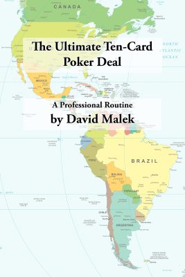 The Ultimate Ten-Card Poker Deal is for the serious performing magician who wants a professional gambling-themed routine. This is a featured showpiece that has been thoroughly audience-tested and is used as a closer in one of my shows, a spot I reserve for only the strongest material. Effect: A game of Poker using only ten cards is played multiple times between the magician and spectator. Despite being more and more fair as each round progresses (and, in fact, seemingly giving the spectator greater control and the advantage), the magician succeeds in winning every hand.